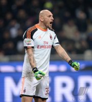 Fussball International Serie A 13/14:  Torwart Christian Abbiati (AC Mailand)