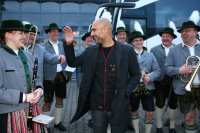 Fussball 1. Bundesliga 13/14: Trainer Guardiola (FC Bayern Muenchen) zu Besuch beim FC Bayern Fan Club Glonn94