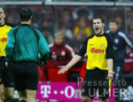 FUSSBALL 1. Bundesliga Spielszene FCB -BVB/Frings