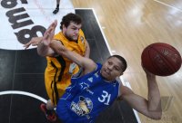 Basketball 1. Bundesliga 2012/2013:  Walter Tigers Tuebingen - Fraport Skyliners Frankfurt