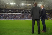 Fussball 1. Bundesliga, Supercup: Schalke, RANGNICK und HELDT