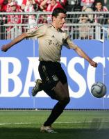 Fussball 1. Bundesliga: FSV Mainz 05 - Bayern Muenchen, Einzelaktion am Ball.