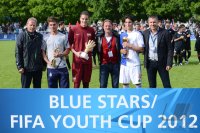 Fusball FIFA 74. Blue Stars / FIFA Youth Cup: Siegerehrung