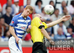 Fussball 1. Bundesliga: Duisburg - Dortmund, Zweikampf