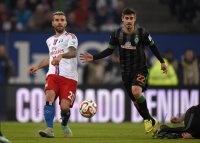 Fussball, 1. Bundesliga  Saison 2014/2015: Hamburger SV - SV Werder Bremen