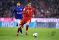 Fussball 1. Bundesliga Saison 19/20: FC Bayern Muenchen -  FC Schalke 04