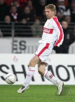 Fussball 1. Bundesliga: Stuttgart, HITZLSPERGER Einzelaktion am Ball