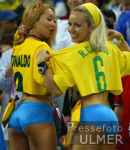 FUSSBALL Weltmeisterschaft Fans Zuschauer Brasilien Feature Brasilien vs. Tuerkei Halbfinale