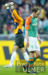 Fussball 1. Bundesliga: Bremen - Hannover, Jubel ZIEGLER, ERNST enttaeuscht