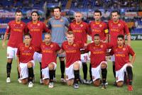 FUSSBALL CHAMPIONS LEAGUE: AS ROM, Teamphoto