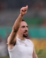 Fussball DFB Pokal 10/11 :   JUBEL Franck Ribery (FC Bayern Muenchen)