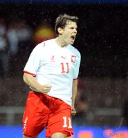 Fussball International Laenderspiel Polen - Mazedonien