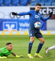 Fussball 1. Bundesliga Saison 21/22: TSG 1899 Hoffenheim - FC Augsburg