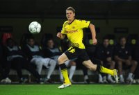 Fussball CHL  Saison 2011/2012:  Borussia Dortmund, PISZCZEK am Ball
