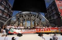 FUSSBALL EURO 2008: Empfang fuer den Vize-Europameister