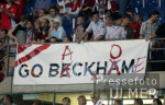 Fussball WM Quali AUT-ENG; Beckham Plakat