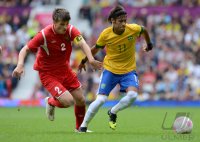 FUSSBALL Olympia 2012 Maenner: Brasilien - Weissrussland