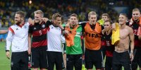 FUSSBALL WM 2014, HALBFINALE: JUBEL Deutschland