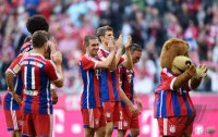 Fussball 1. Bundesliga Saison 14/15: FC Bayern Muenchen - Werder Bremen