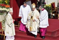 Rom Ostermesse 2016; Uebersicht Petersplatz
