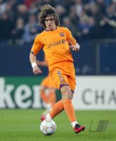 Fussball, Champions League: Barcelona, PUYOL Einzelaktion