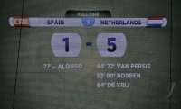 FUSSBALL WM 2014, Gruppenphase: Spanien - Niederlande