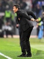 FUSSBALL SERIE A:  Trainer Luis Enrique (AS Rom)