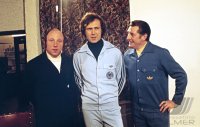 Fussball Nationalmannschaft bei Adidas: Seeler, Beckenbauer, Walter