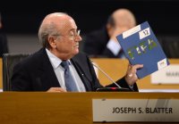 FUSSBALL 63. FIFA  Kongress auf Mauritius 2013: FIFA Praesident Joseph S. Blatter (Schweiz)