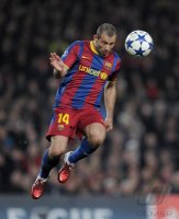 Fussball CHL  Saison 2010/2011:  Javier Mascherano (Barca)