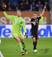 Fussball 1. Bundesliga Saison 14/15: FC Augsburg - FC Bayern Muenchen