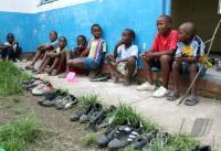 Fussball im Armenviertel Umlazi bei Durban