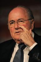 FUSSBALL WM 2010   Abschluss PK FIFA  Praesident BLATTER