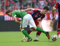 Fussball 1. Bundesliga Saison 14/15: FC Bayern Muenchen - Werder Bremen