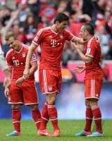 Fussball 1. Bundesliga  Saison  2012/2013:  JUBEL FC Bayern Muenchen