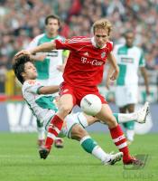 Fussball, 1. Bundesliga: Bremen - Bayern