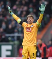 Fussball, 1. Bundesliga  Saison 2014/2015: Werder Bremen - Hertha BSC Berlin