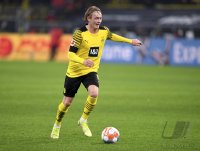 Fussball 1. Bundesliga Saison 21/22: Borussia Dortmund - FC Bayern Muenchen