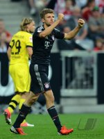 Fussball 1. Bundesliga, Supercup: FC Bayern Muenchen - Borussia Dortmund