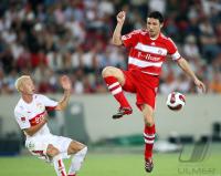 Fussball Ligapokal: Stuttgart - Muenchen