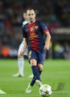 FUSSBALL INTERNATIONAL CHL 12/13: Andres Iniesta (Barca)
