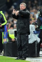 Fussball CHL  Saison 2011/2012:  Enttaeuscht Trainer Sir  Alex  Ferguson  (Manchester United FC)