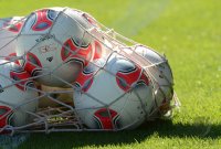 Fussball 1. Bundesliga : ADIDAS TORFABRIK Ball im Netz