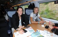 Frauen Fussball Nationalmannschaft: Verena FAISST (l./GER) und Alexandra POPP (GER)