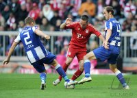 Fussball 1. Bundesliga, Saison 2011/2012:  FC Bayern Muenchen - Hertha BSC Berlin