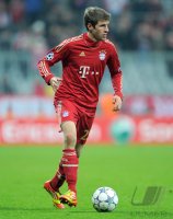 Fussball CHL  Saison 2011/2012: Thomas Mueller (FC Bayern Muenchen)