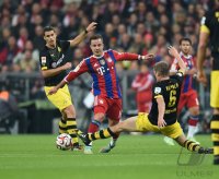 Fussball 1. Bundesliga Saison 14/15: FC Bayern Muenchen - Borussia Dortmund