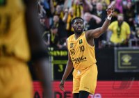 Basketball 2. Bundesliga  24/25 Playoff Spiel 4. 
Walter Tigers Tuebingen - VET-CONCEPT Gladiators Trier
