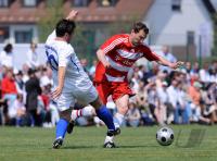 Fussball: Ludwig Koegl (re., FCB) gegen Lothar Matthaeus (li., Maccabi)