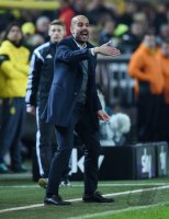 Fussball 1. Bundesliga Saison 14/15: Trainer Pep Guardiola (FC Bayern Muenchen)